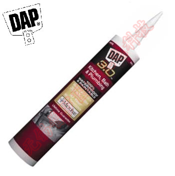 DAP 3.0 Kitchen, Bath & Plumbing High Performance Sealant_补漏填缝_密封材料_黏胶 ...