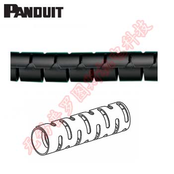 Panduit 拨开式结束带 PW100F-C Pan-Wrap Split Harness Wrap